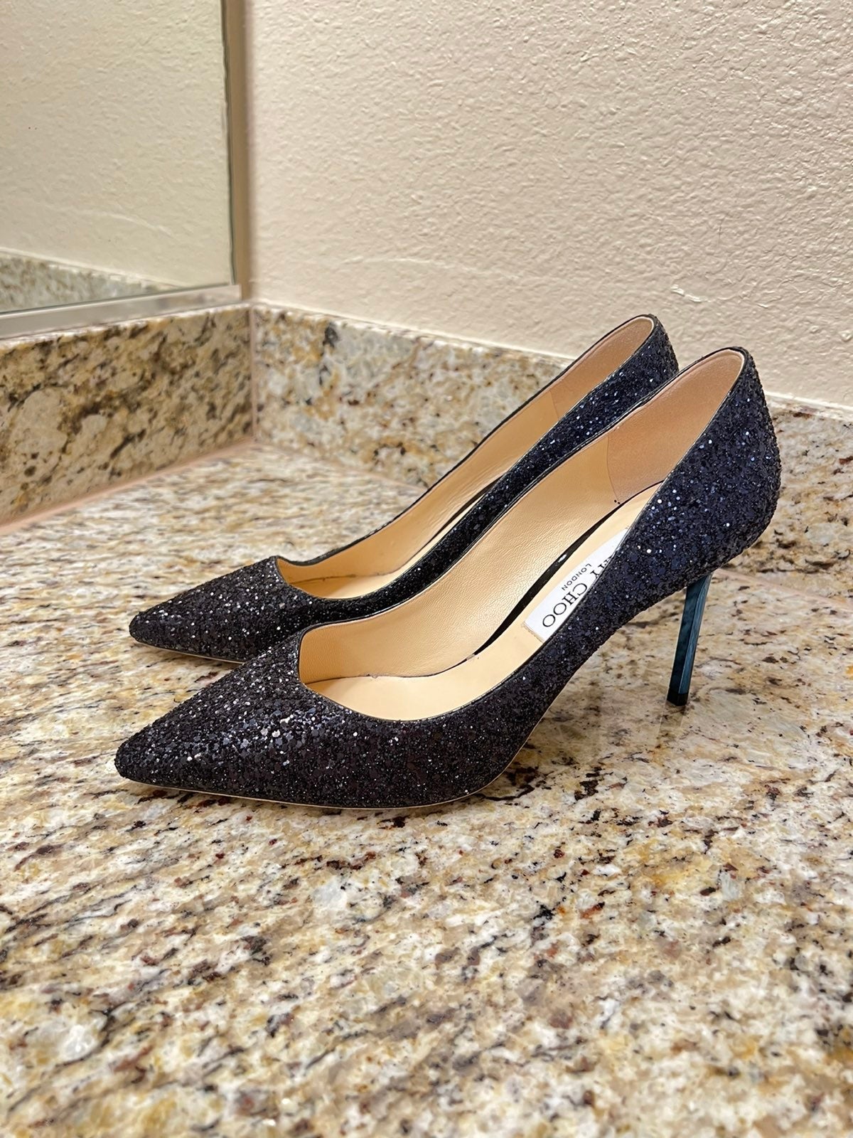 Brand new authenticated jimmy choo high heels Size 9.5/40