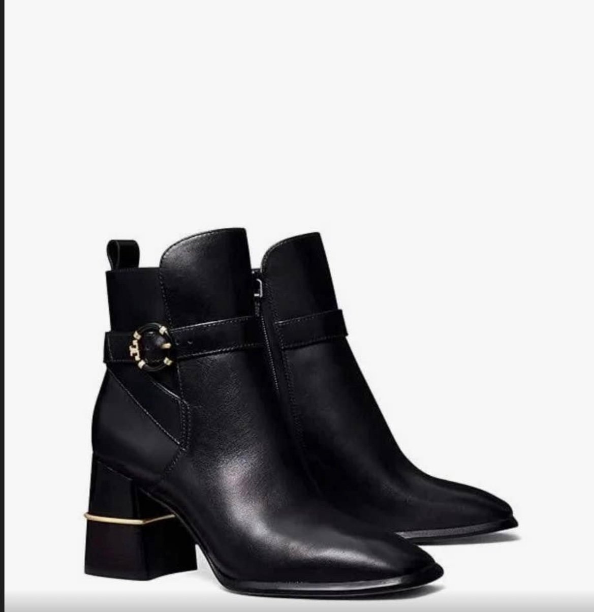 EUC Tory Burch Logo Boots size 8.5