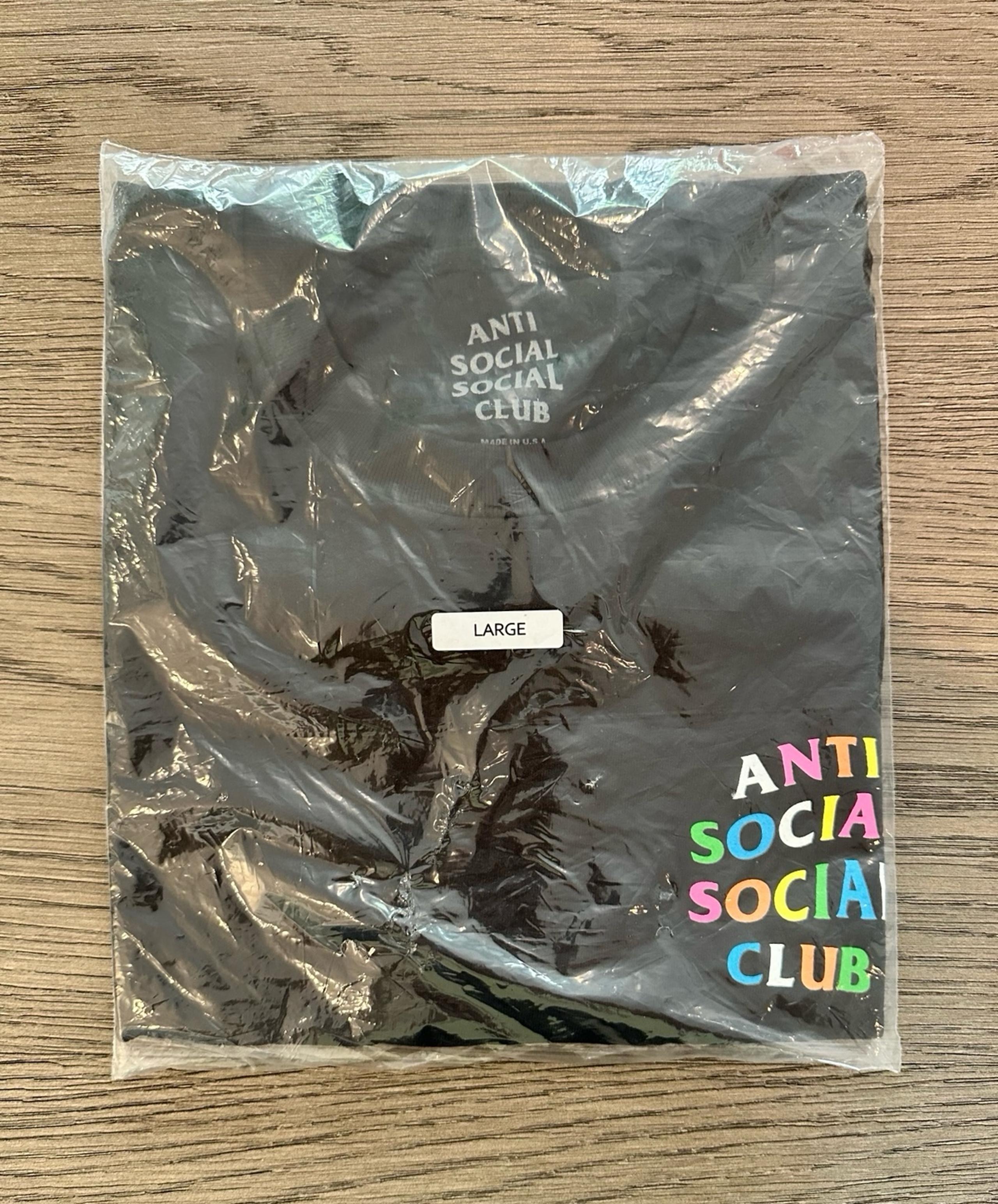 Anti Social Club Black T-Shirt - Size L