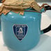 Vintage Judge Ware Turquoise Enamel Coffee Tea Pot Kitchen Collectibles No581