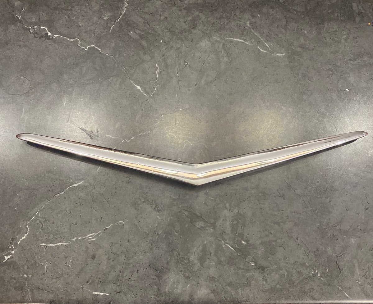 1956 Chevy Bel Air Hood Emblem Vee