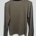 CHANEL Long-sleeved Brown Polo Shirt