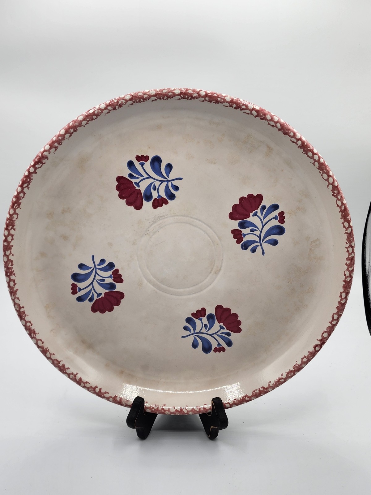 Vintage grannycor stoneware platter/plate