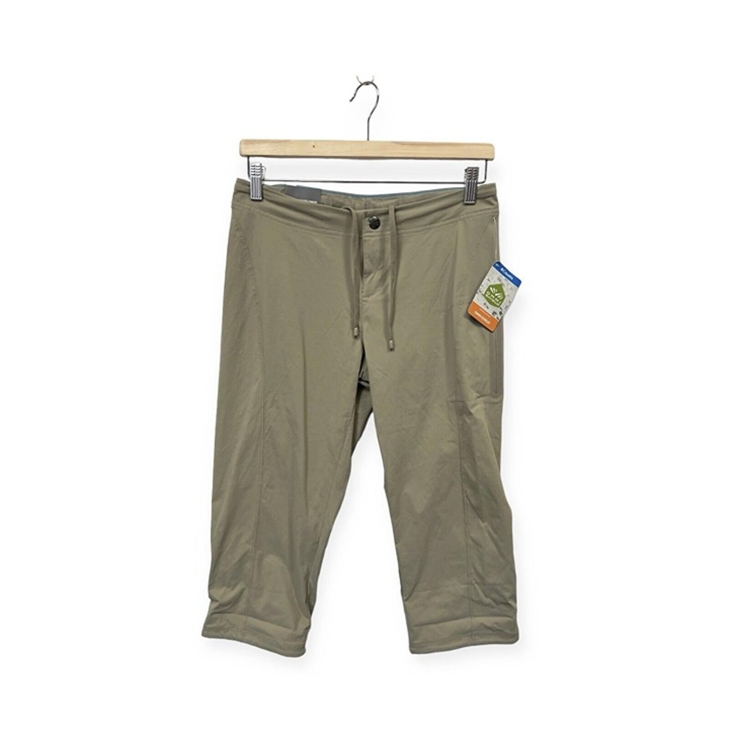 Columbia Just Right II Capri Pants Size 4 Tan Beige