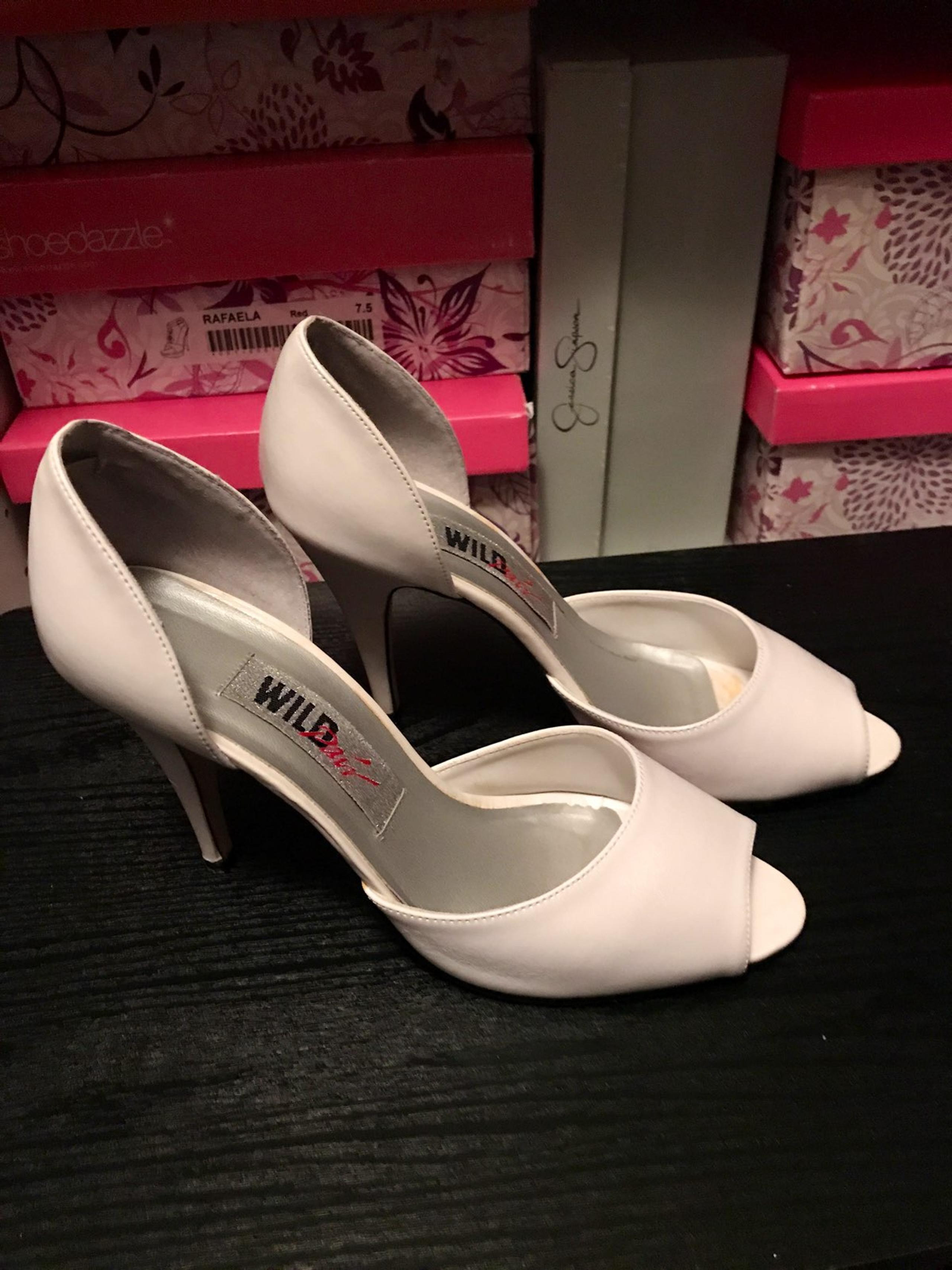 ❤️Vintage Wild Pair Peep Toe Pump Sz 7.5