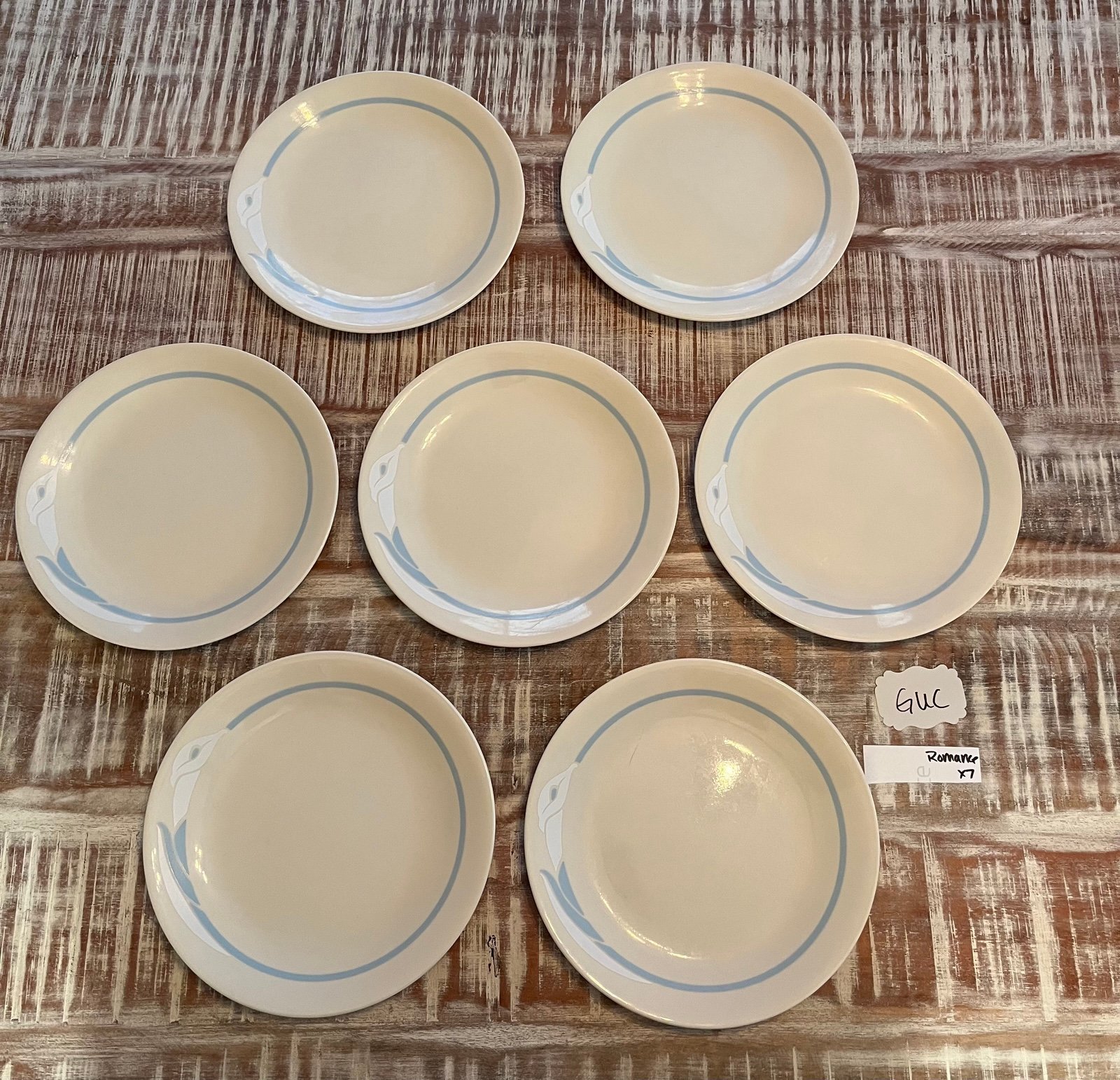 Corelle Romance lunch plates