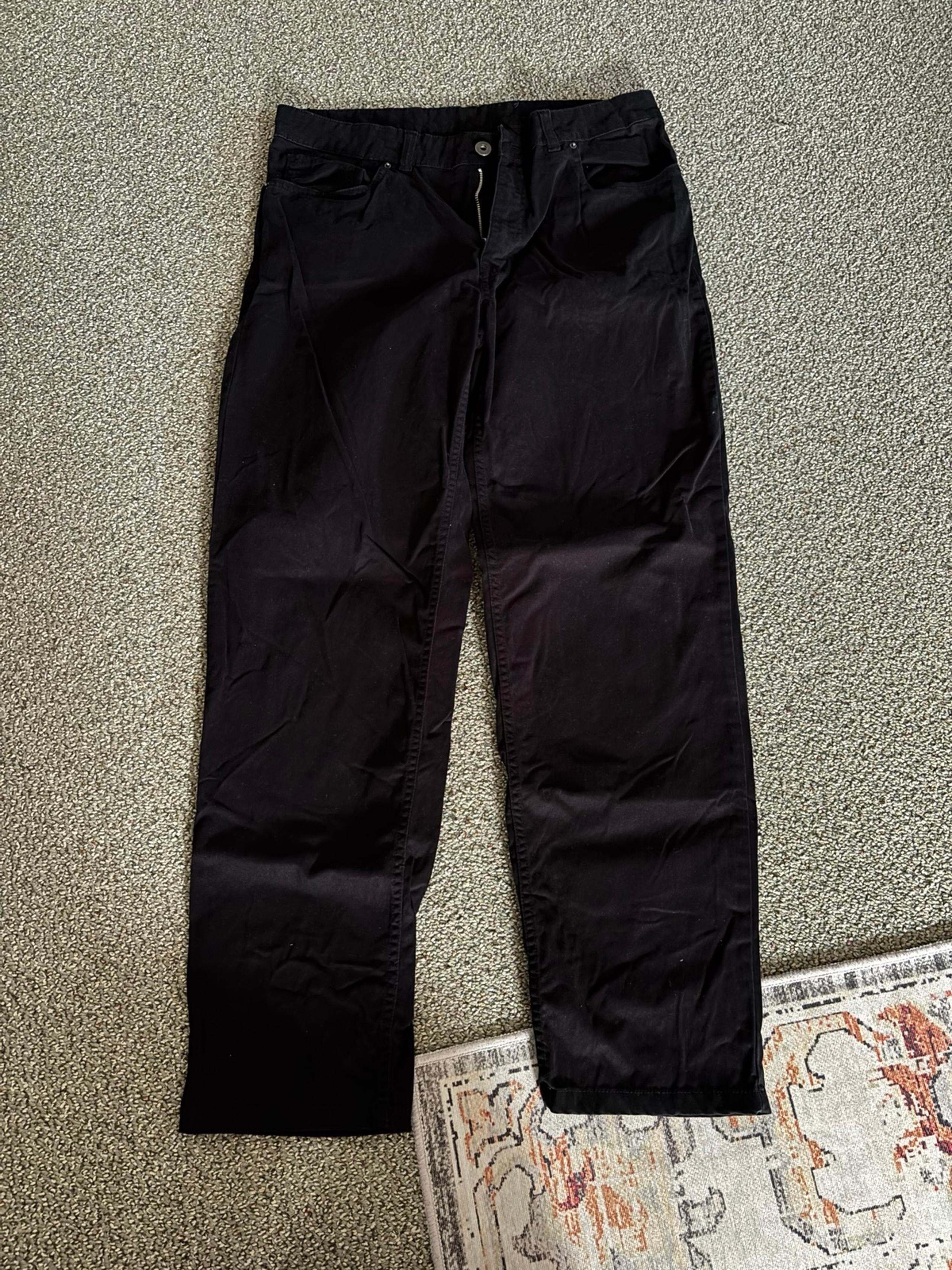 mens black chino pants