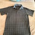 Polo Ralph Lauren Green and Navy Flannel Shirt with Denim Collar – Size Large  •