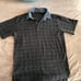 Polo Ralph Lauren Green and Navy Flannel Shirt with Denim Collar – Size Large  •
