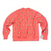 Champion Reverse Weave Scribble Logo Crew Sweatshirt Mens Sz 2XL XXL Pink Melon