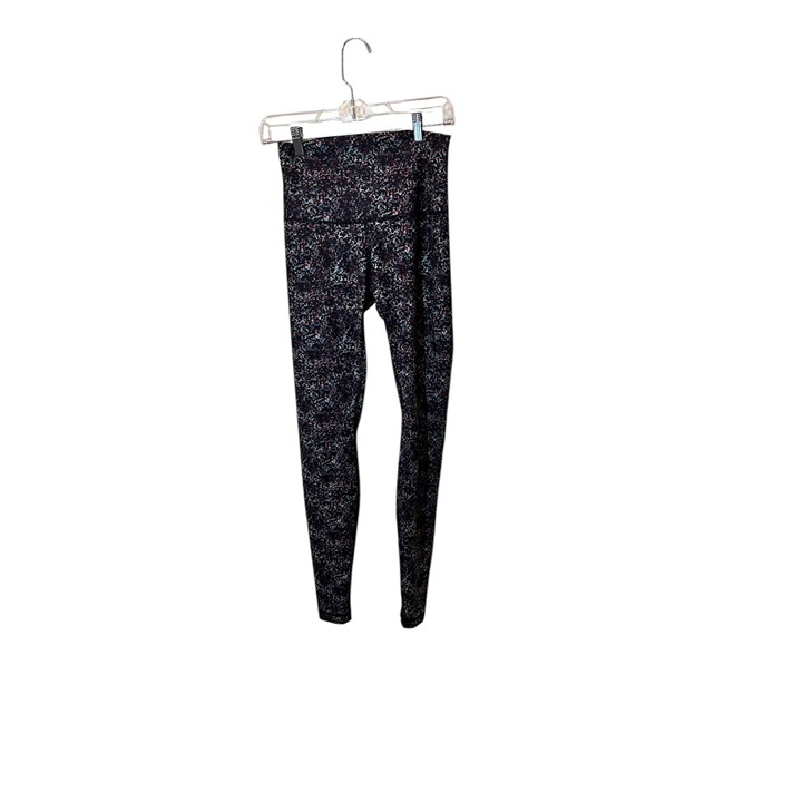 Lululemon Rocky Road Roll Down Wunder High-Waisted Multicolor Speckled size 4