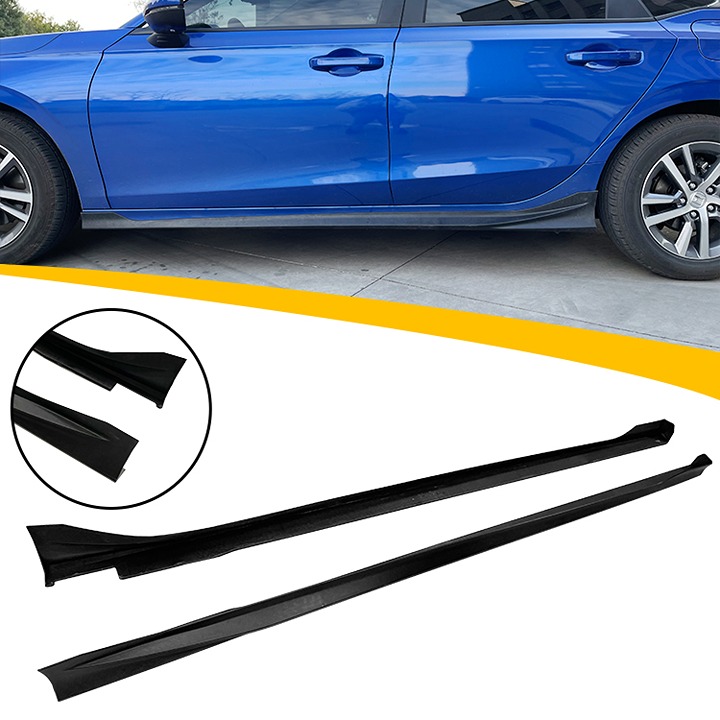 2022 Honda Civic Modulo Style Side Skirts Gloss Black