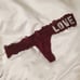 Maroon Rare LOVE PINK Glitter Bling Lace Thong