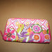 Vera Bradley Floral Pink/White/Yellow/Green Womens Wristlet Wallet