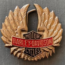 Harley Davidson CHROME belt buckle