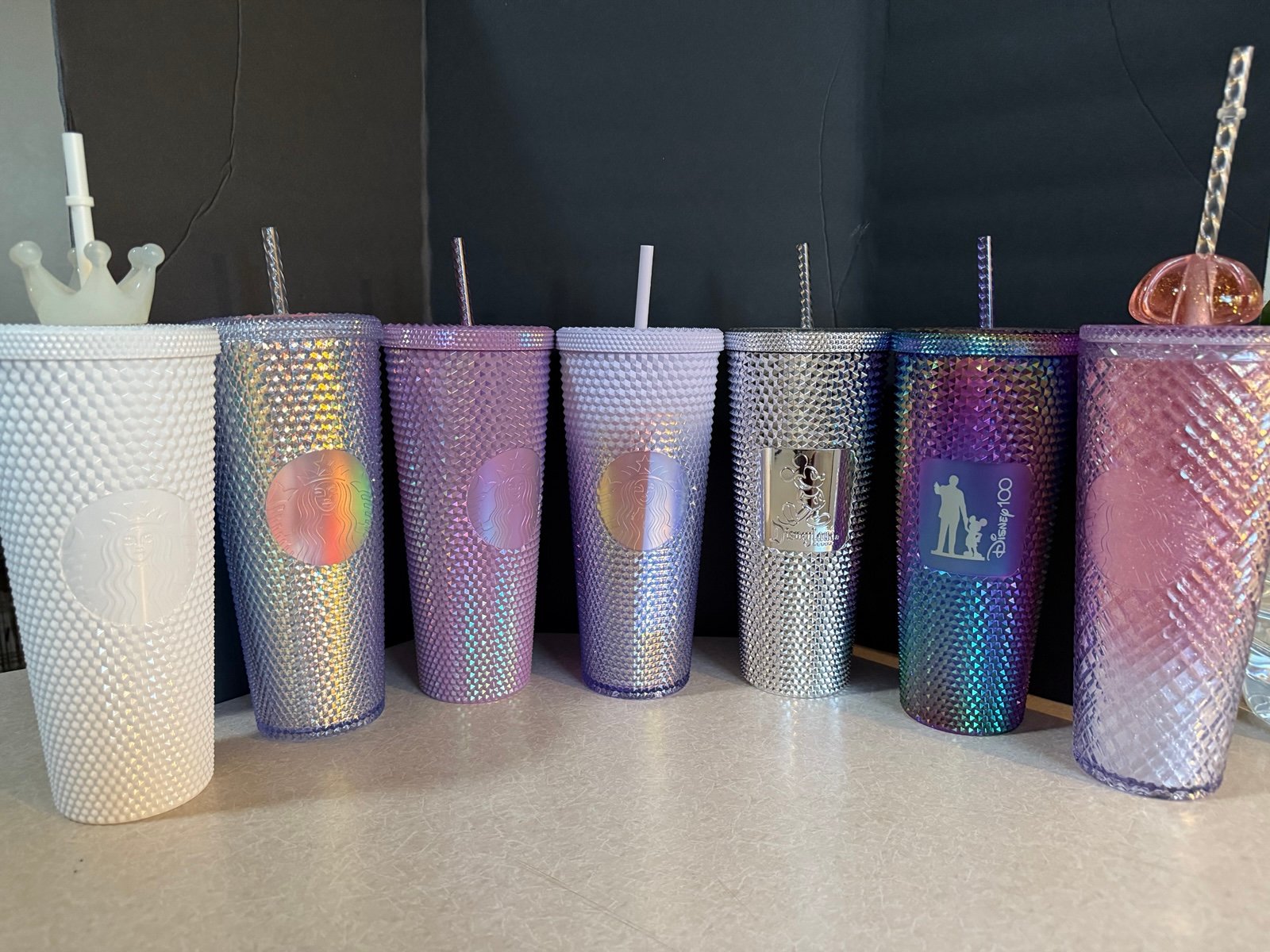 STARBUCKS TUMBLERS set of 7