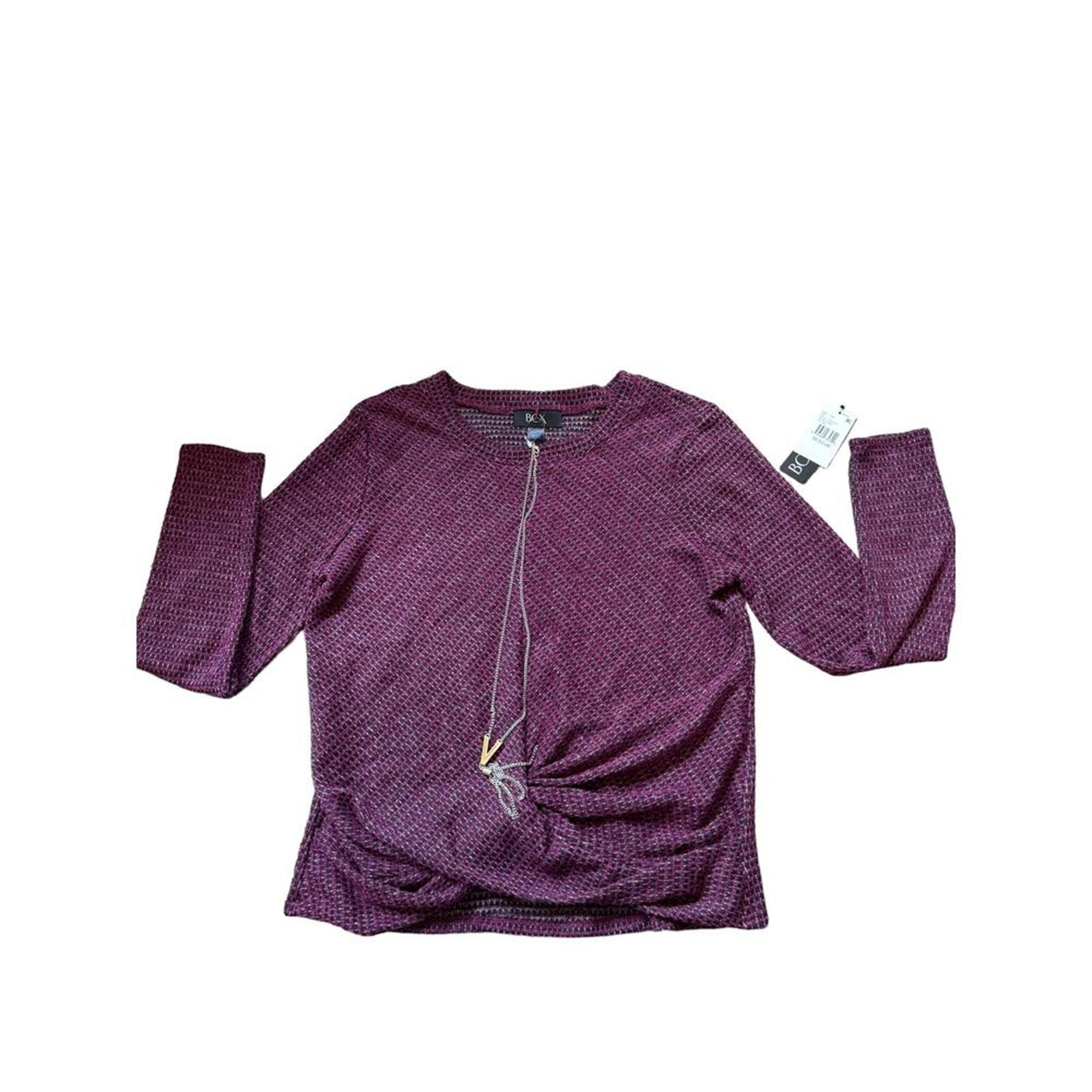 BCX | Womens Burgundy Sweater| Size M | NWT | 0993