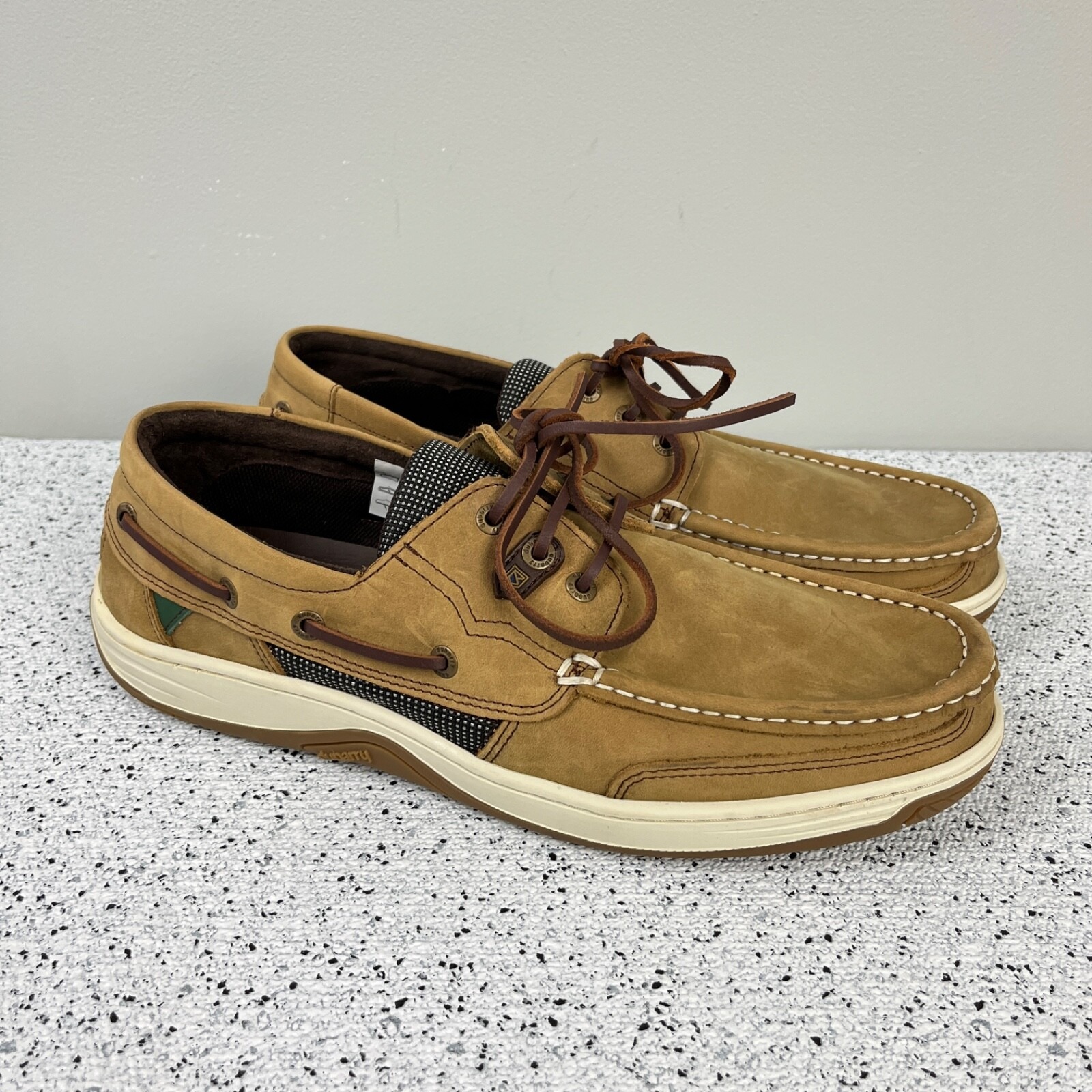 Dubarry Ireland Leather Regatta Deck Boat Shoes Mens EU 46 US 12 Brown Tan