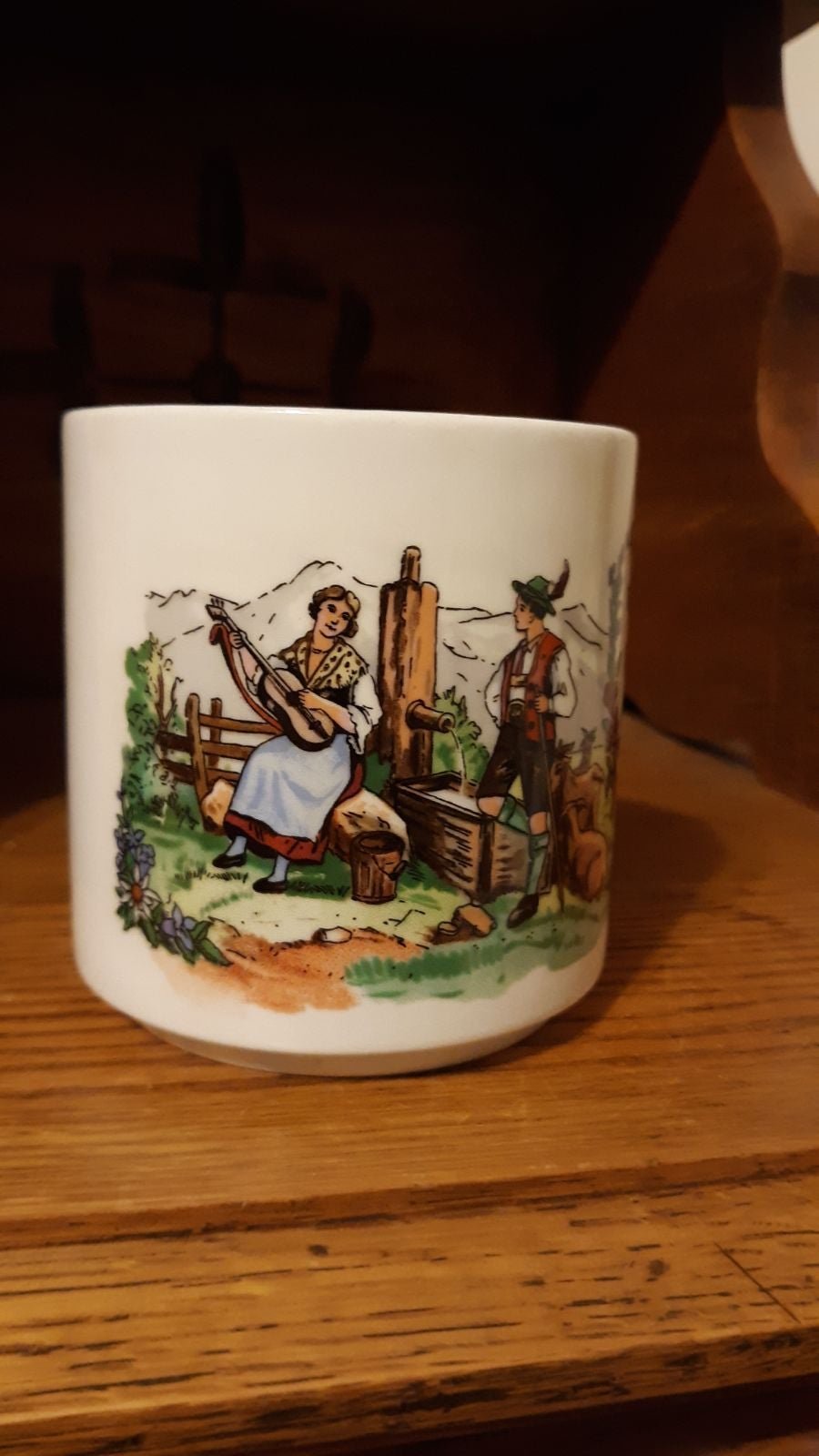 RARE *** VINTAGE HANDMADE TK MUG ARZBERY WESTERN GERMANY