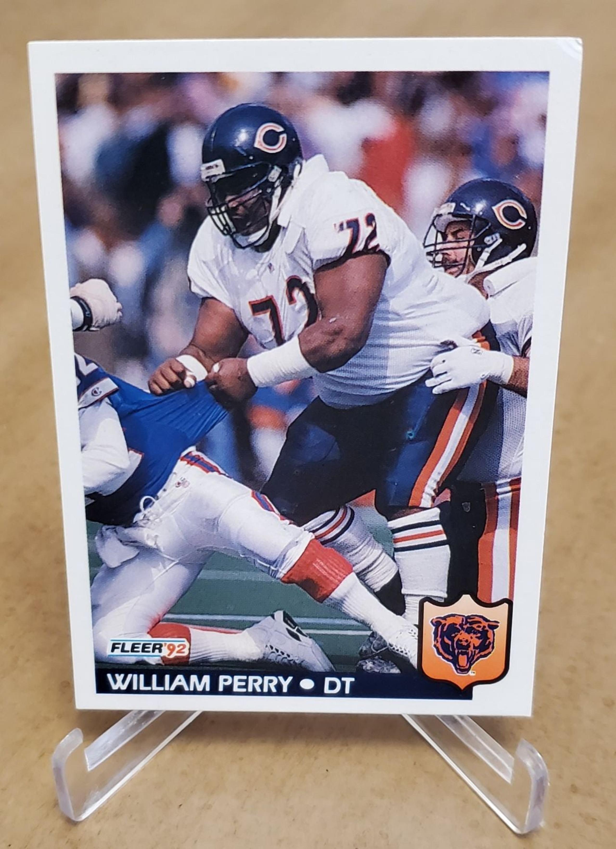 1992 Fleer William Perry Card - Bears
