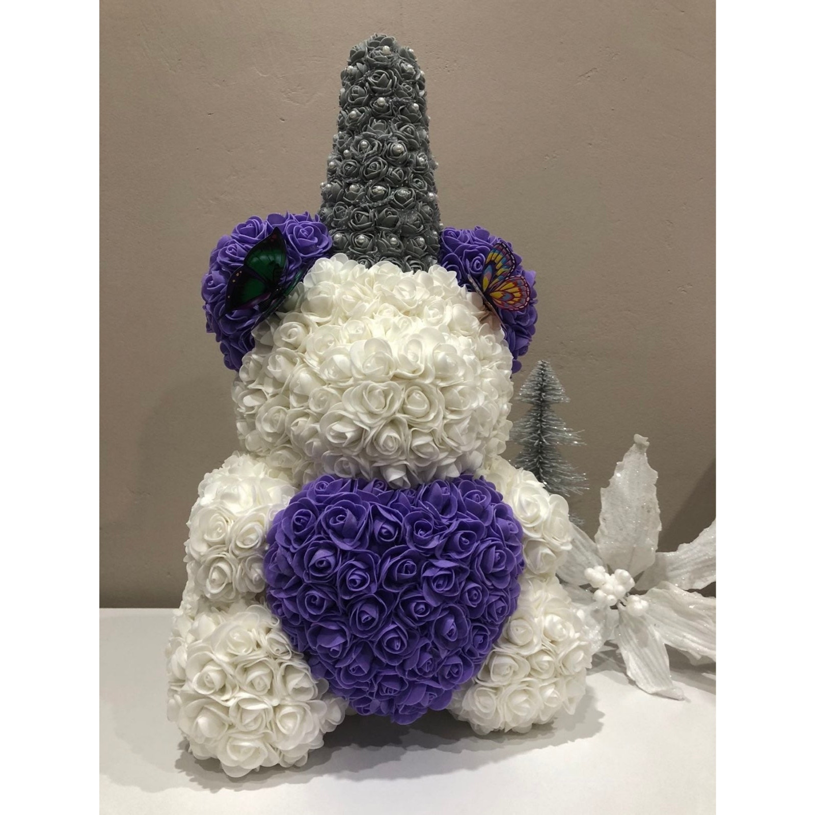 Handmade By Me Unicorn Bear From Roses
