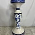 Ralph Lauren Mandarin Blue 10.5 “ Pillar Ceramic Candle Holder