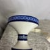 Ralph Lauren Mandarin Blue 10.5 “ Pillar Ceramic Candle Holder