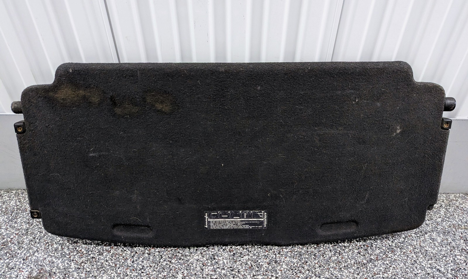 OEM 01-09 Chrysler PT Cruiser Rear Cargo Trunk Cover Shelf Deck Panel Trim Black