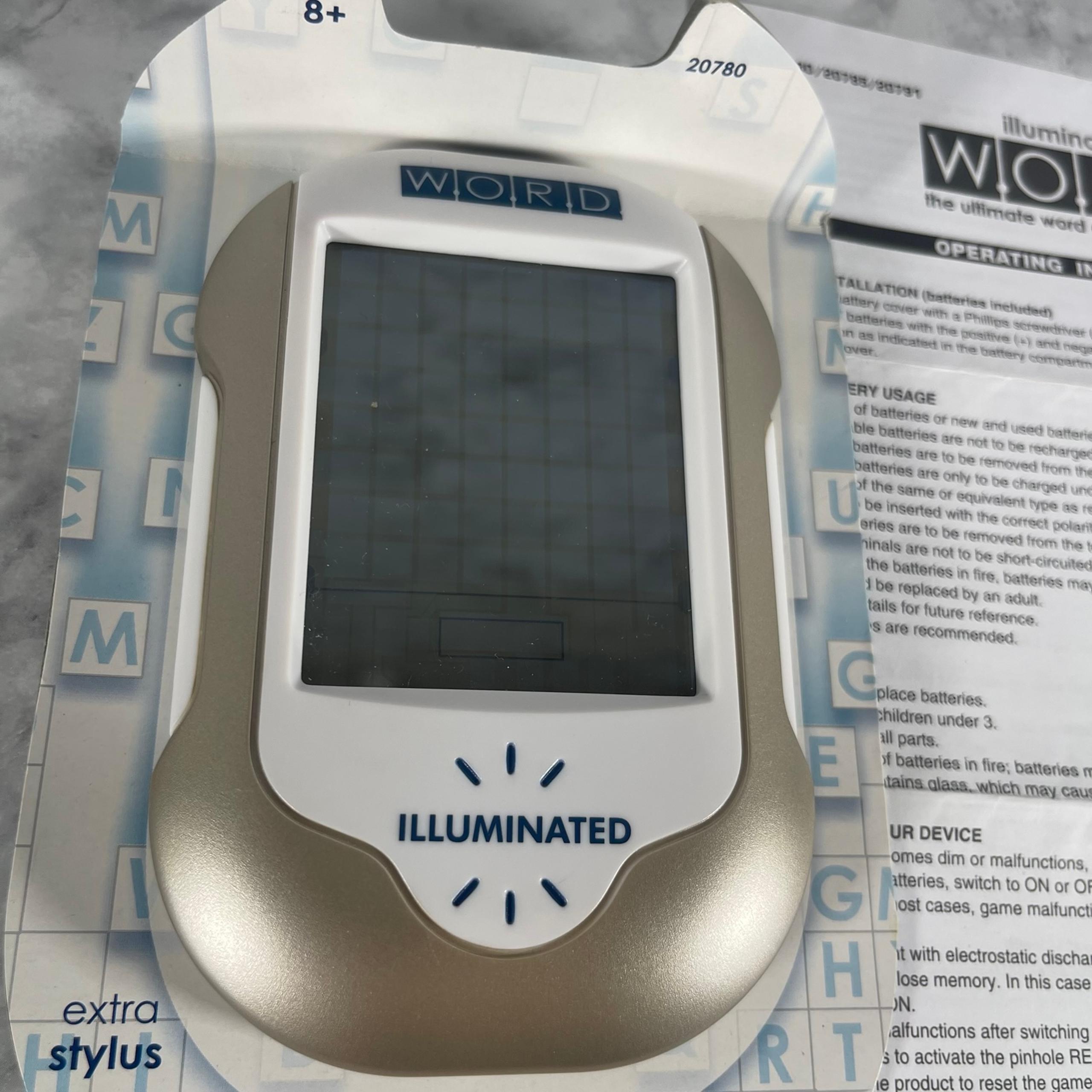 Techno Source Word Illuminated handheld game 2007