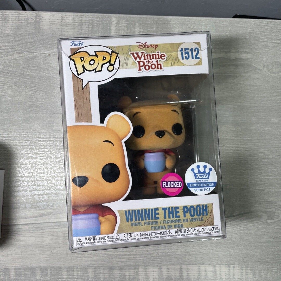 Funko Pop! Vinyl: Disney - Winnie the Pooh (Flocked) 1 of 5000 in The World