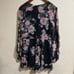 Bardot Black Floral Chiffon Long Sleeve Romper