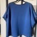 Frank & Eileen Olive Cotton French Terry Capelet One Size NWT Atlantic Blue One