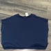 Frank & Eileen Olive Cotton French Terry Capelet One Size NWT Atlantic Blue One