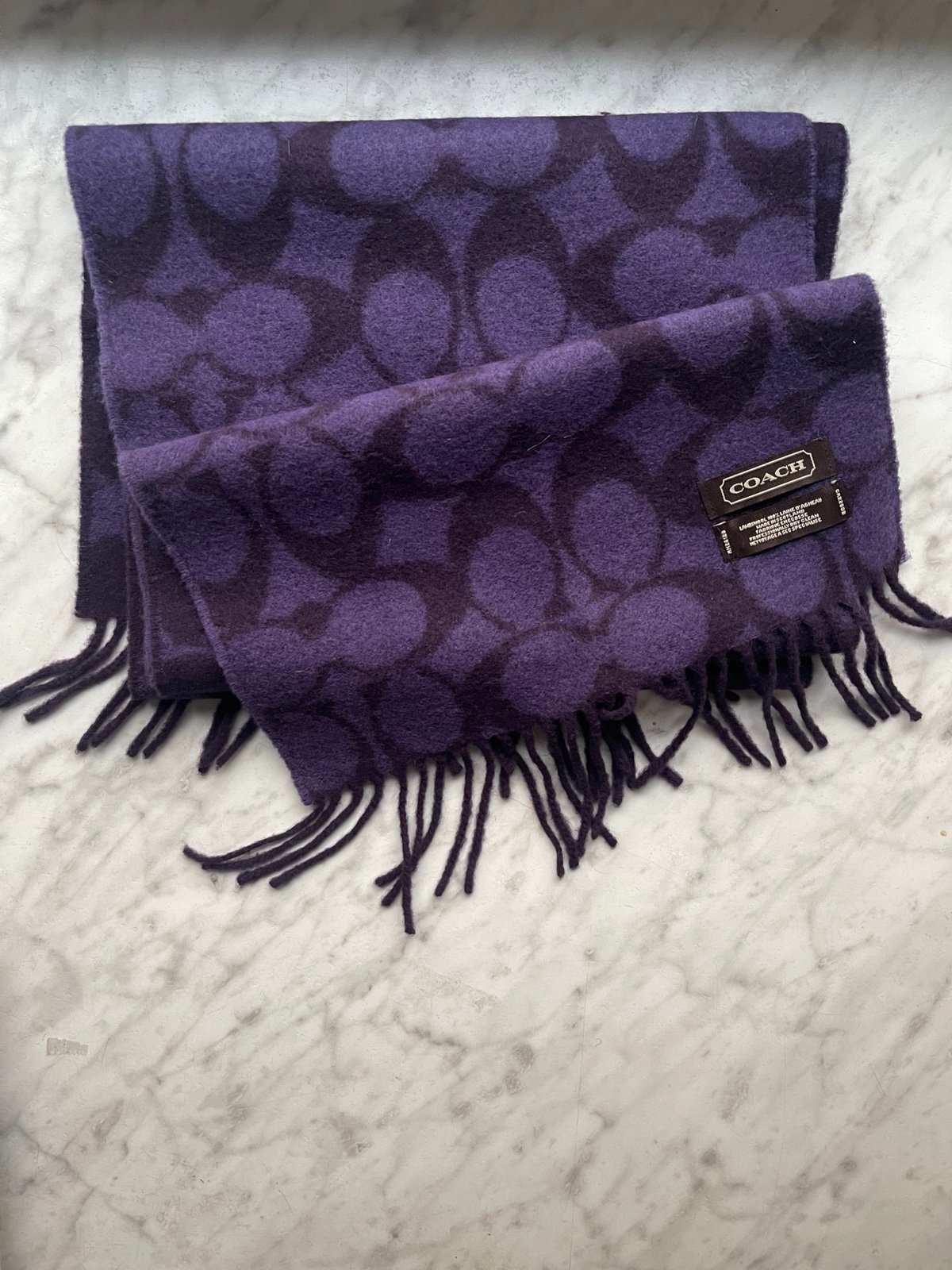 Coach Lambswool Scarf
