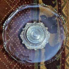 Rare Heisey Waverly Footed Lazy Susan.