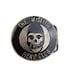 Vintage Misfits Fiend Club Metal Belt Buckle Music Punk Rock Skull Danzig Round