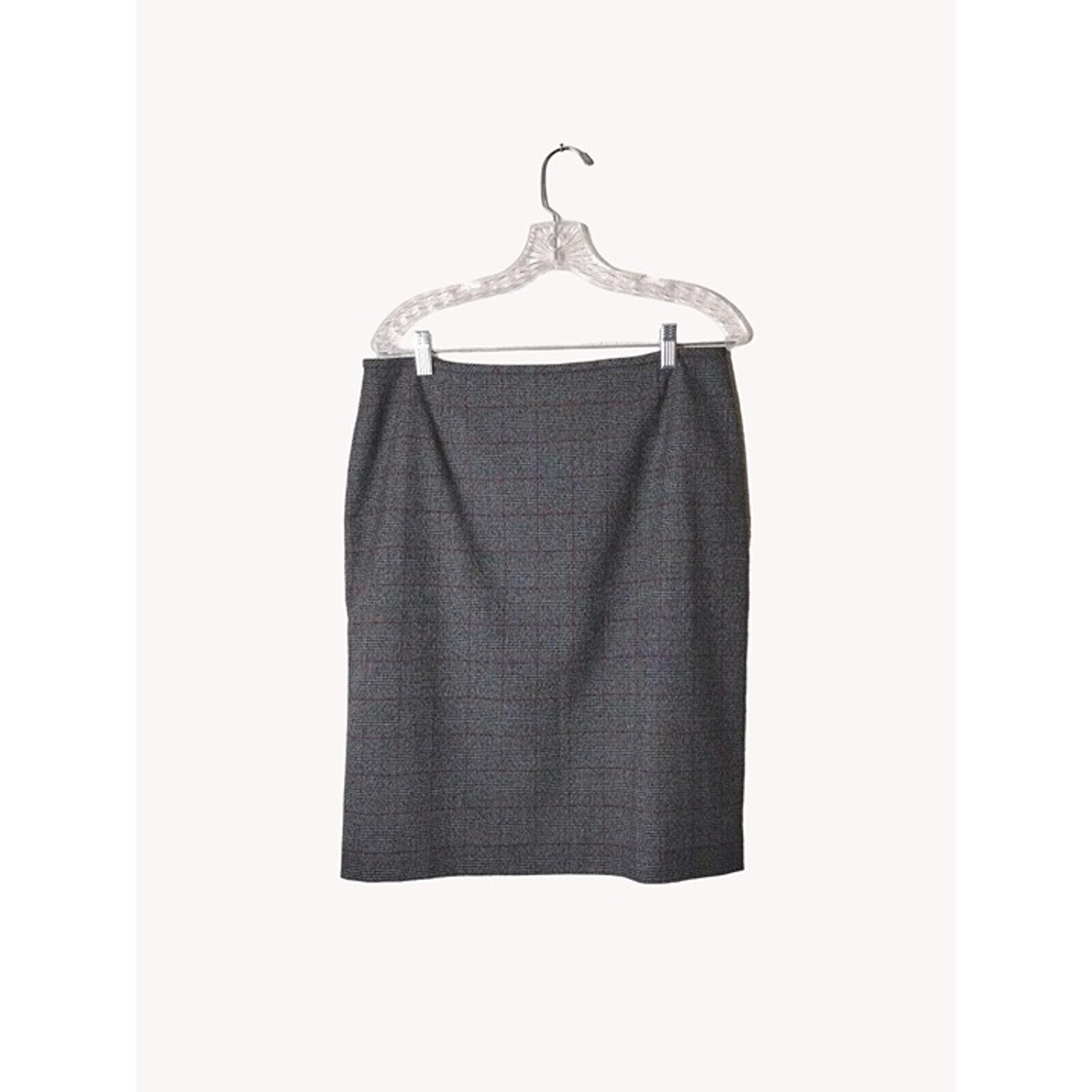 Tahari Skirt 10 Mini Lined Back Zip Office Professional Teacher
