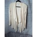 Barefoot Dreams Cozy Chic Bamboo Blend Cardigan Sweater Cream S/M