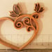 Heart wall decoration