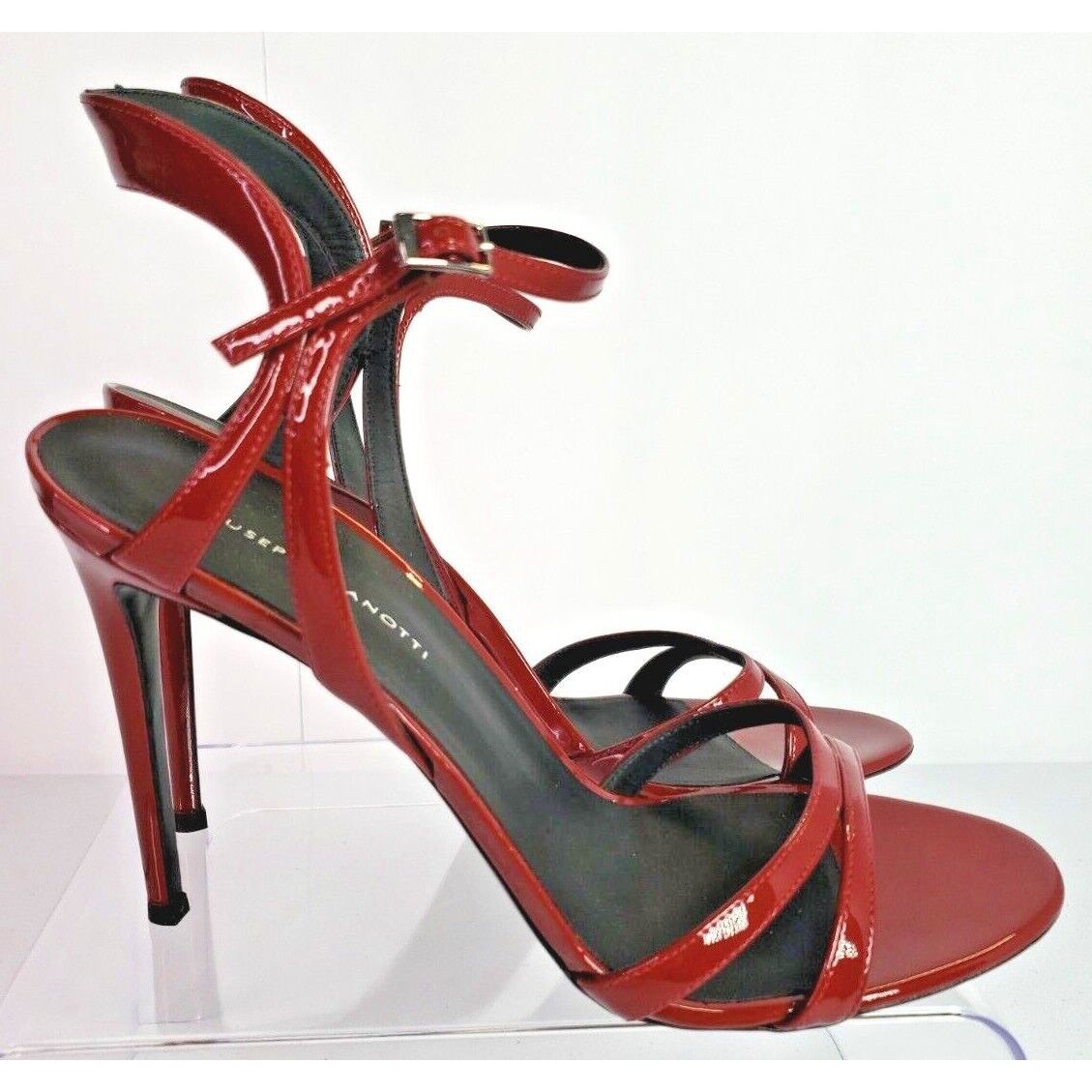 Giuseppe Zanotti Women's I900019 Heeled Sandal in Toro Red Size 41 (895)