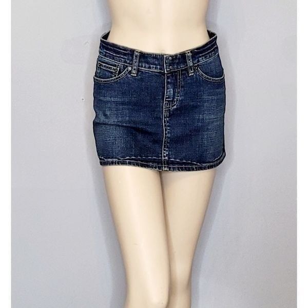 Sergio Valente denim mini skirt