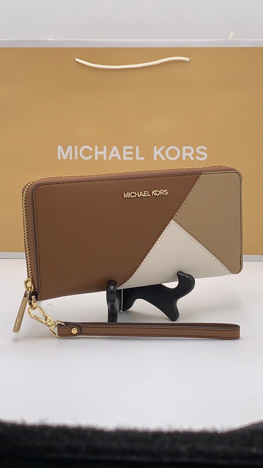 MICHAEL KORS LARGE TRAVEL CONTINENTAL WRISTLET WALLET PHONEHOLDER Luggage Multi/