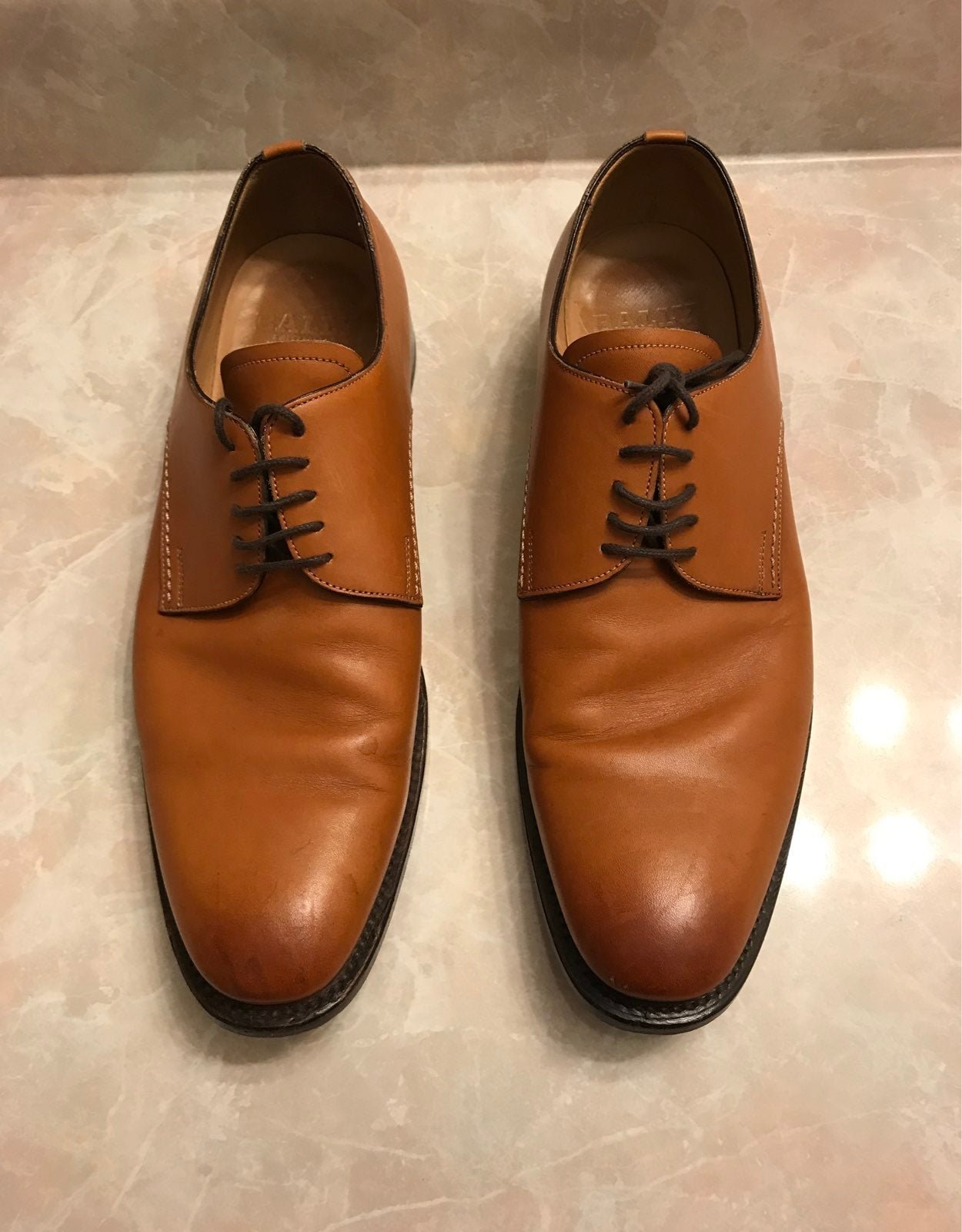 Bally Men's Leather Otticon Lace Up Dress Shoe Size 9.5D