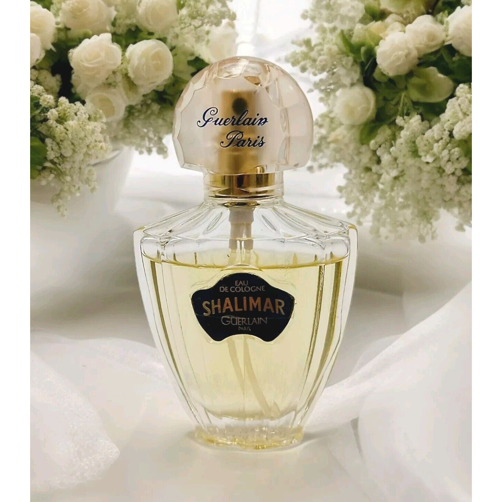 Guerlain Paris SHALIMAR Spray Eau De Cologne 1.0 Fl Oz Natural Spray Original