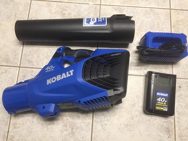 Kobalt 40V Max 480 CFM Cordless Electric Leaf Blower w/ 2.0ah Battery & Charger