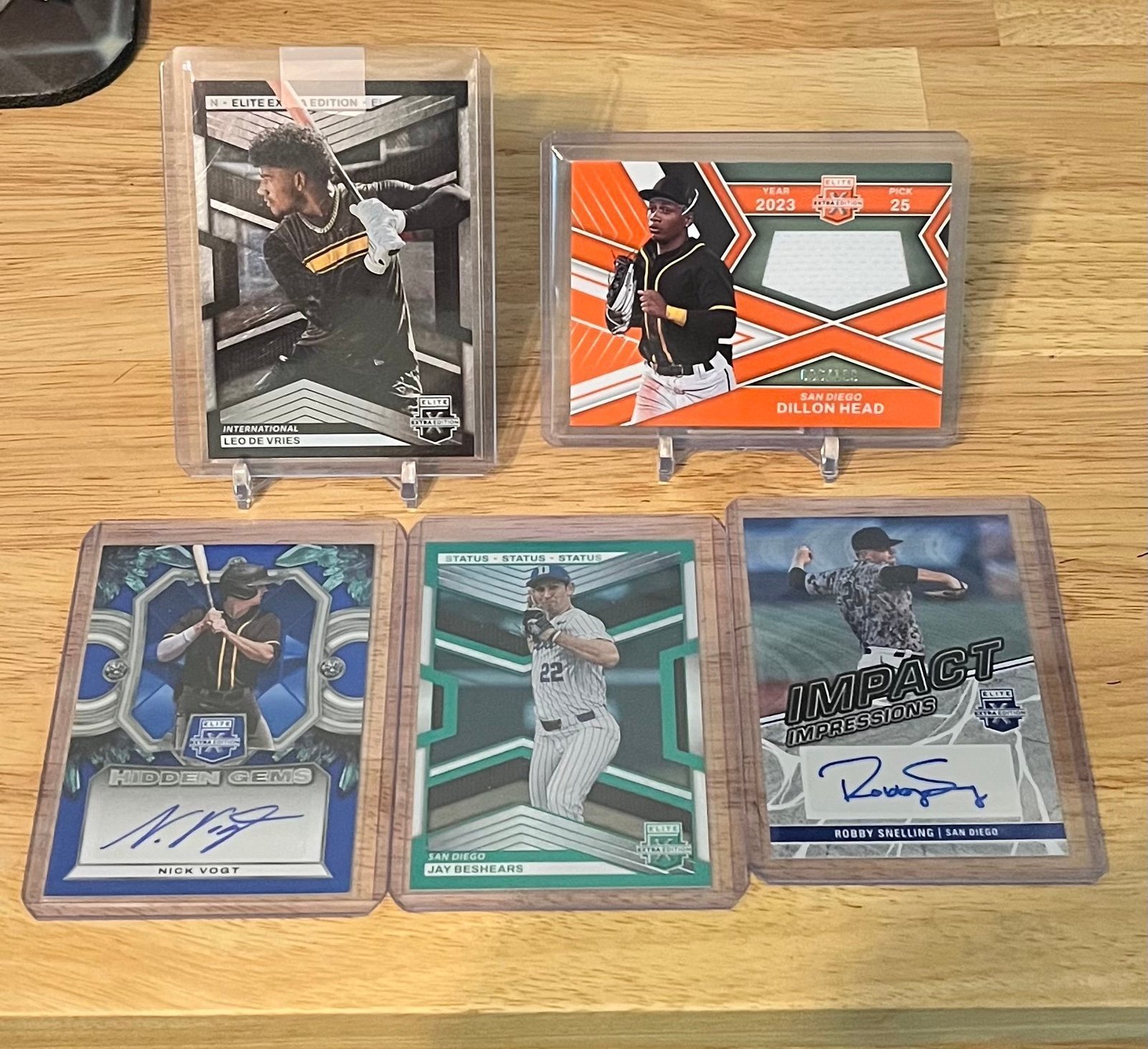 LEO DE VRIES 2023 Elite Extra Edition International #76 Padres +