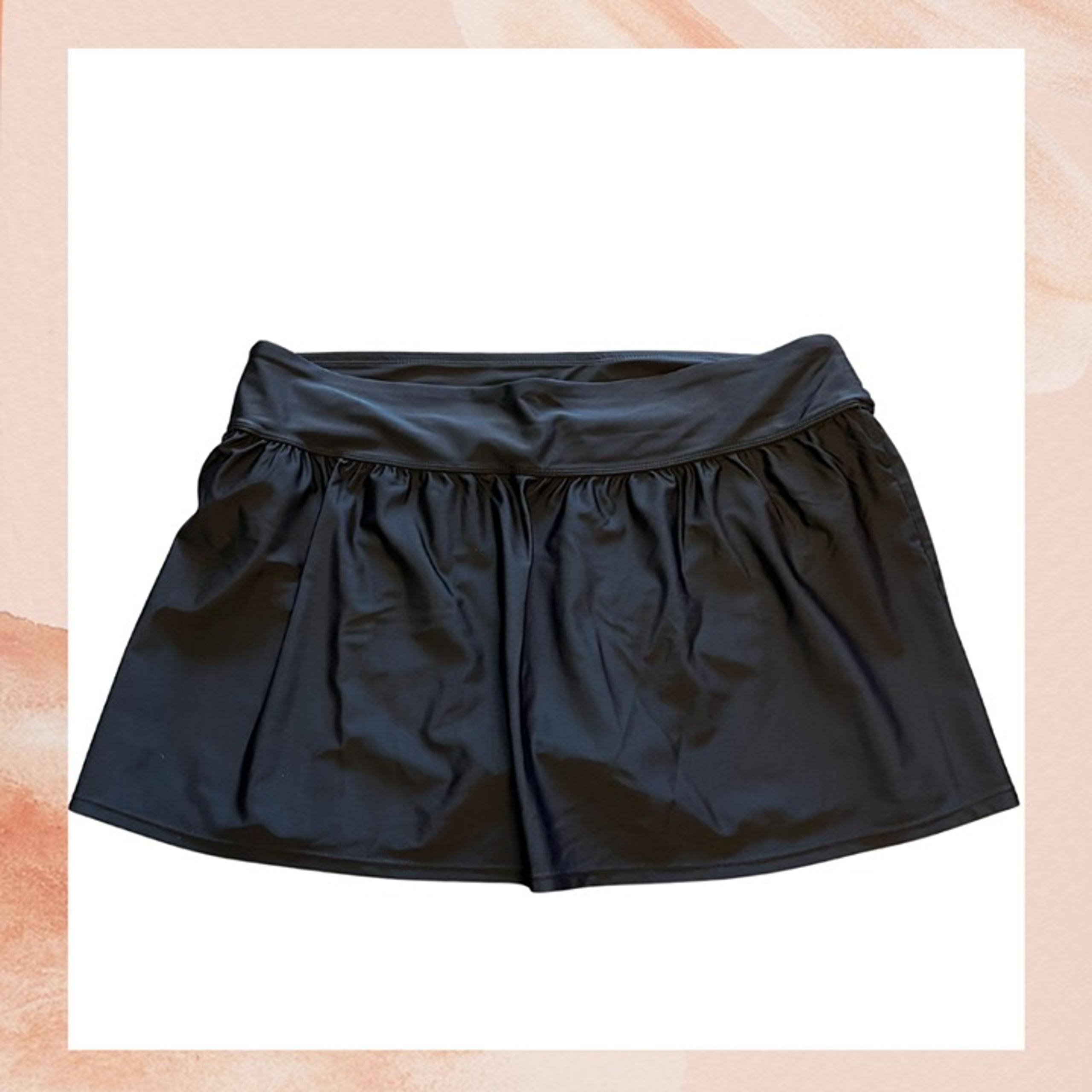 Croft & Barrow Black Athletic Tennis Skort