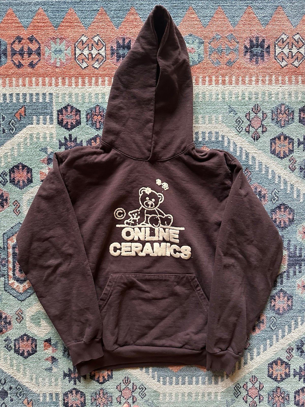 Online Ceramics teddy bear hoodie | Size M