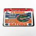 Gift Set Florida Gators University of Florida Decorative License Plate Frame