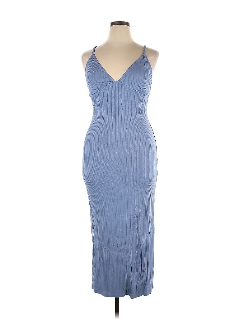 Reformation Women’s Brant Midi Dress in Viola Blue- Size XL